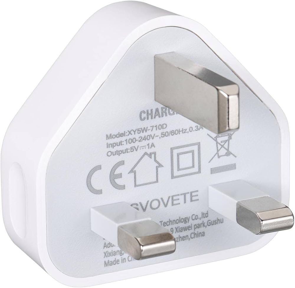 USB Wall Charger Plug 5V 1A USB Plug Adapter Compatible for iPhone