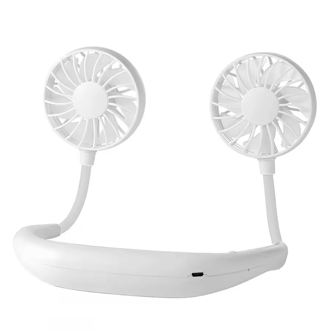 Portable Dual-Head Neck Fan with 3-Speed Adjustment - Problems Solved