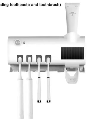Wall-Mounted Solar UV Toothbrush Sterilizer with Holder - Problems Solved