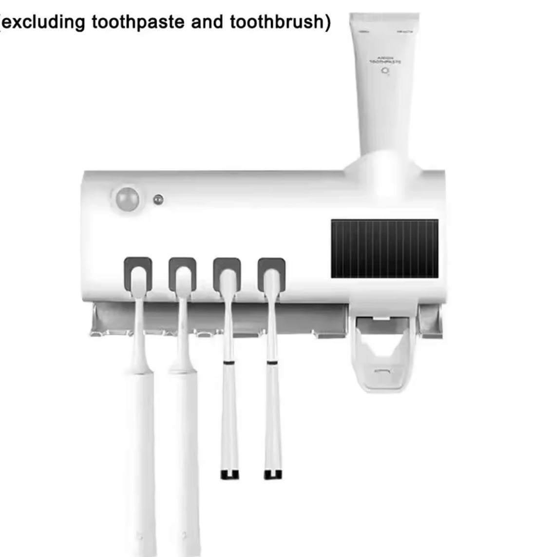 Wall-Mounted Solar UV Toothbrush Sterilizer with Holder - Problems Solved