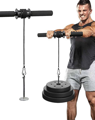 Problems Solved wrist roller and forearm strengthener exercise equipment for gym wrist curls and forearm training.
