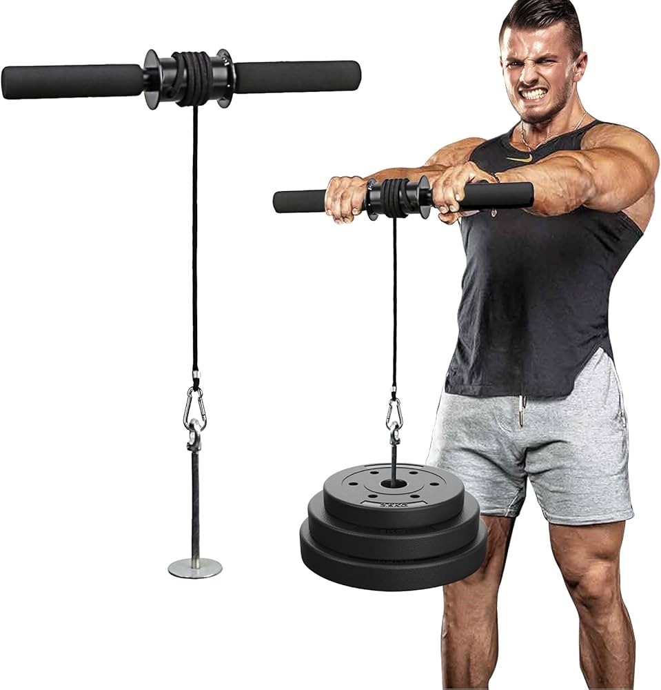 Problems Solved wrist roller and forearm strengthener exercise equipment for gym wrist curls and forearm training.