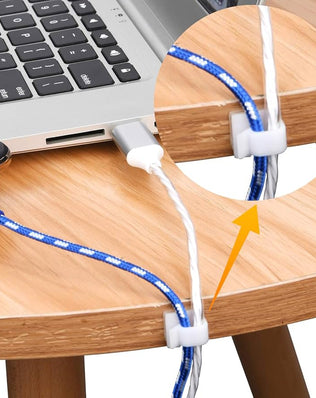 50 Pcs Self Adhesive Cable
Management Clips, Cable Organizers Sticky Wire Clips