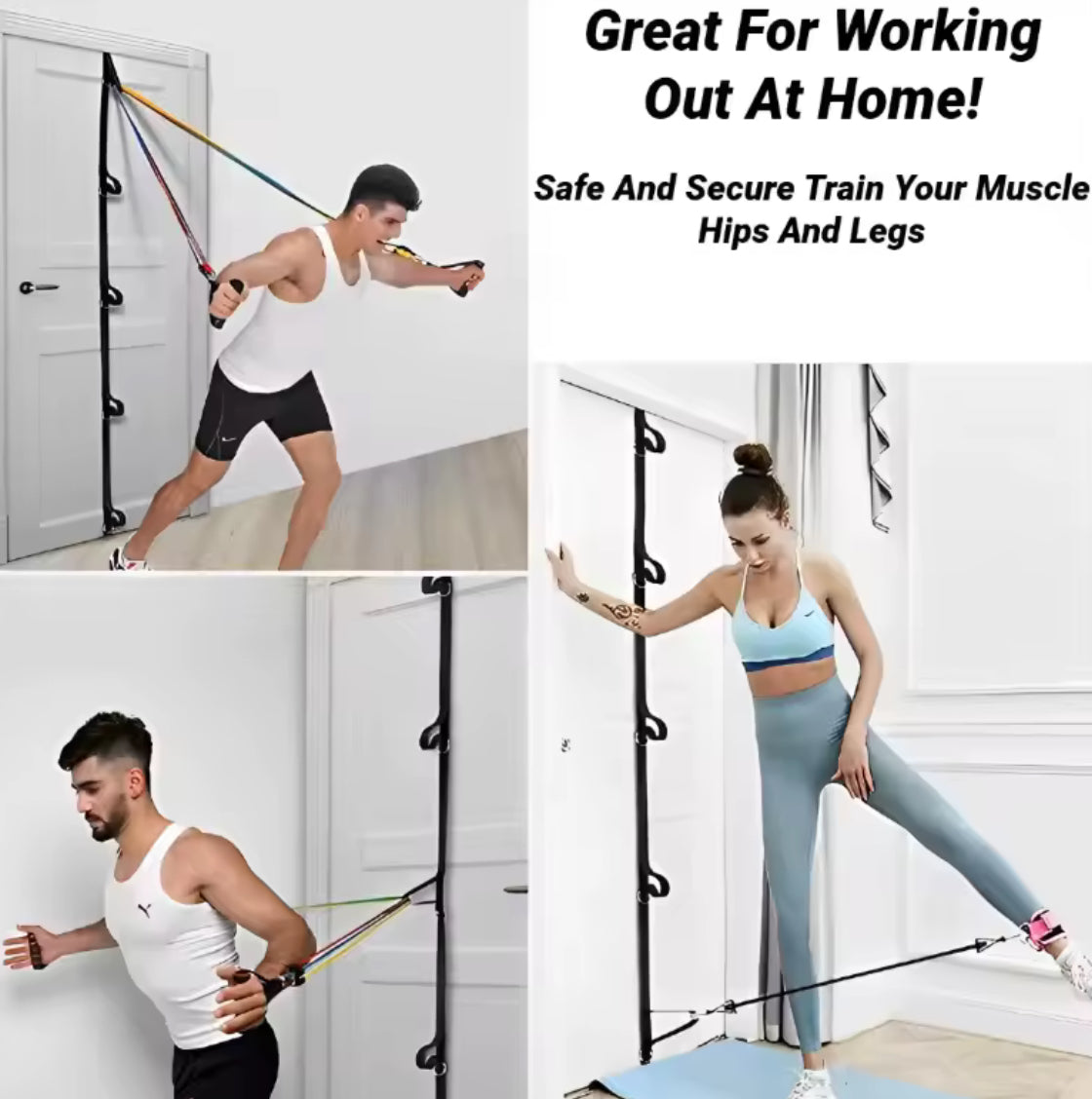 No Drill Anchor Strap For Resistance Bands Exercises - Problems Solved