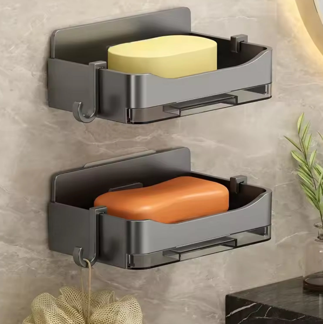 Bathroom Soap Holder Free-Punching Wall Mounted Soap - Problems Solved