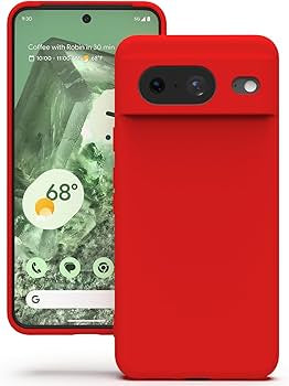 YATWIN Case for Google Pixel 8, Silicone Mobile Phone Case with Lining