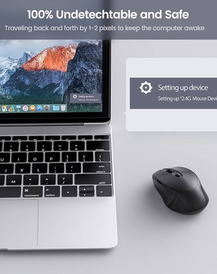 Problems Solved Mouse Jiggler device connected via USB, designed to undetectably move or wiggle a computer mouse for laptops and desktops.