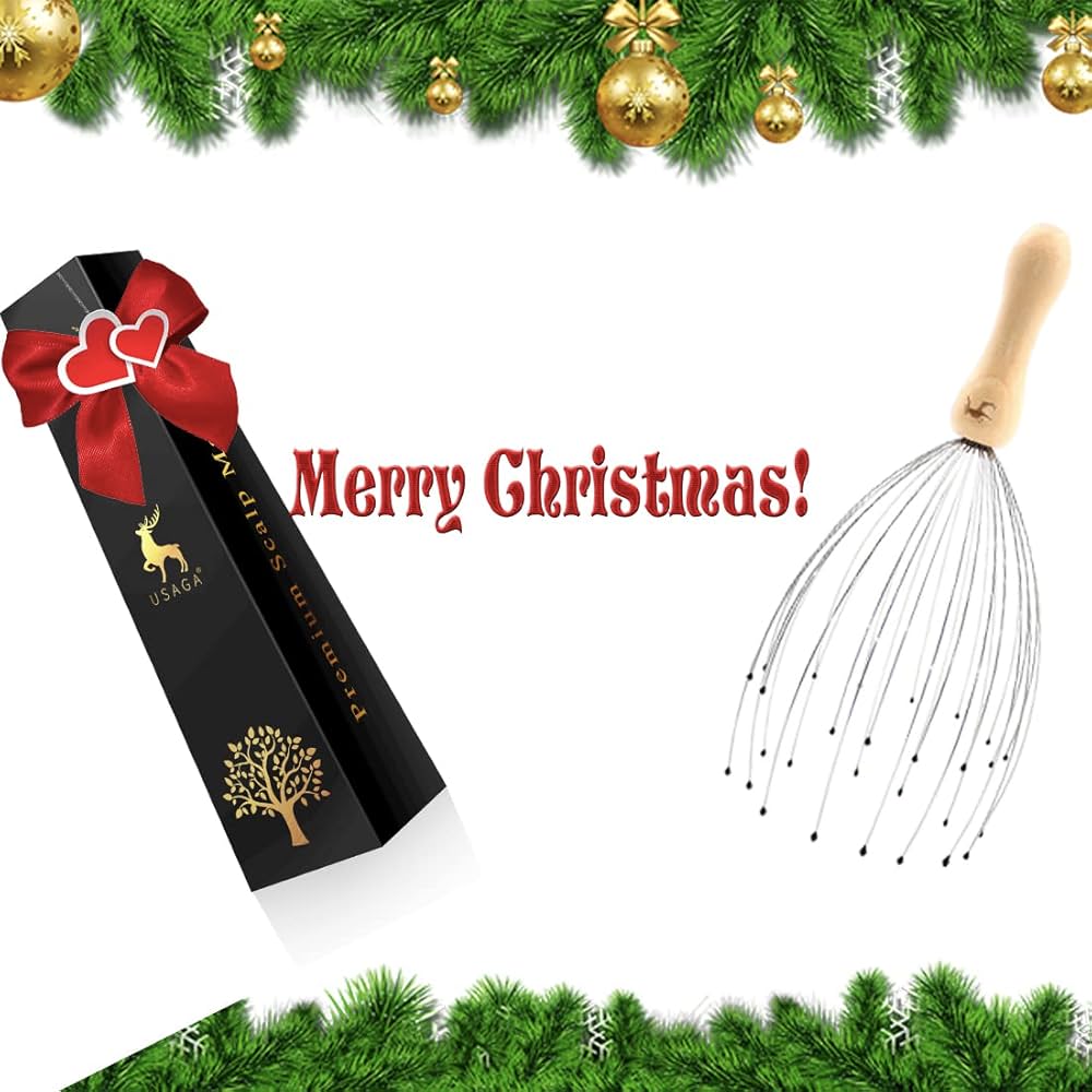 28 Finger Head Scratcher, Head Massager, Scalp Massager, Head Whisk