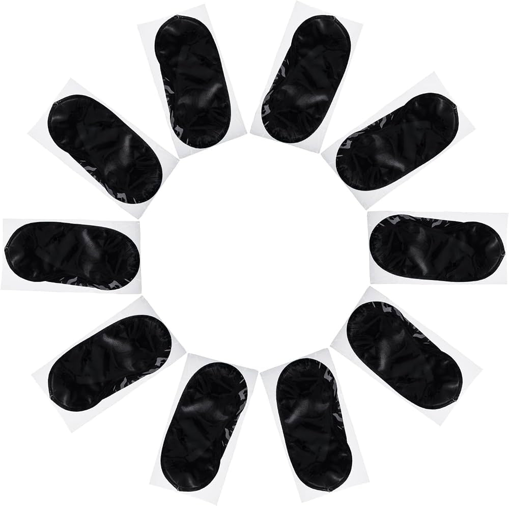 Pack of 10 Eye Mask Eye Visor Blanket Sleeping Mask Travel Sleep Cover with Nose Cushion