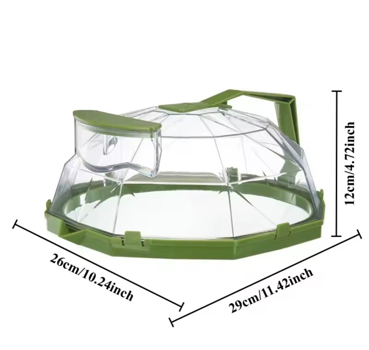 Microwave Cover for Food Clear Microwave Splatter Cover with Water Steamer and Handle