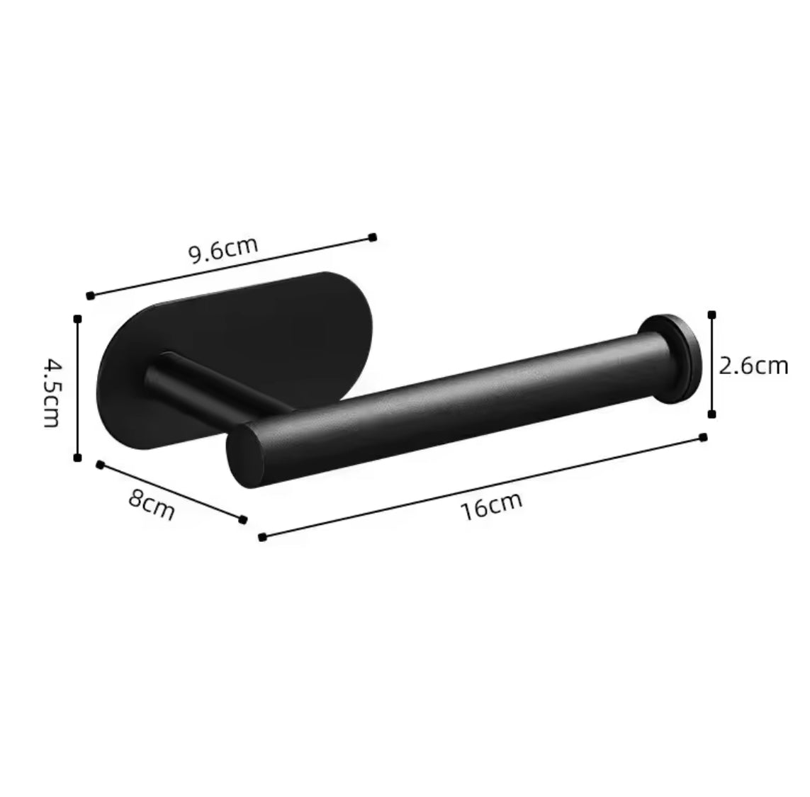 Stainless Steel Toilet Roll Holder Self Adhesive in Bathroom - Problems Solved