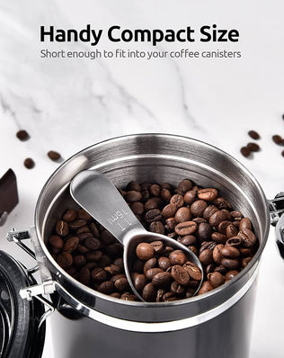 U-Taste 18/8 Stainless Steel Coffee Scoop 15ml Metal Measuring Spoon with Handle