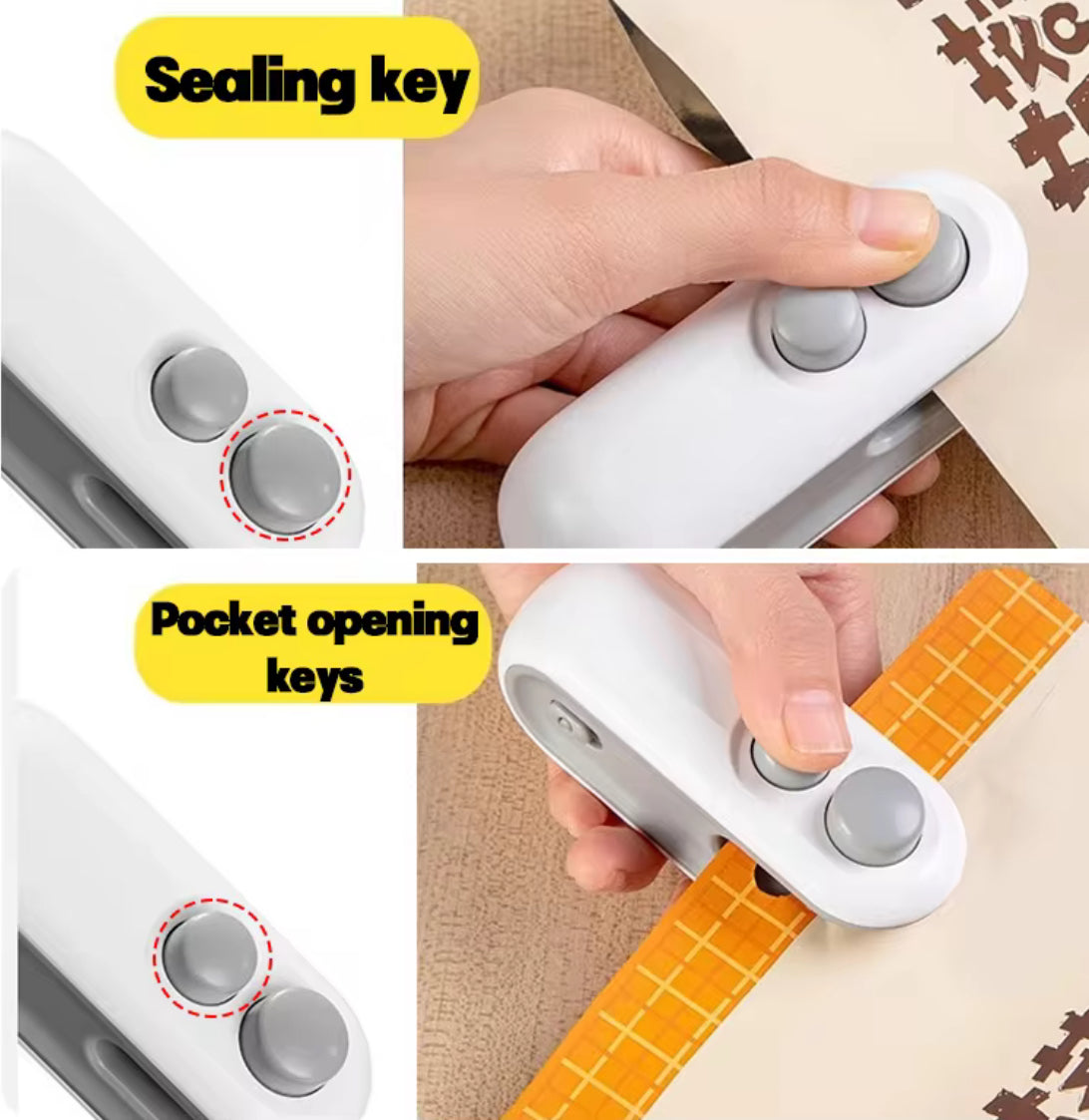 2-in-1 Rechargeable Mini Bag Sealer - Problems Solved