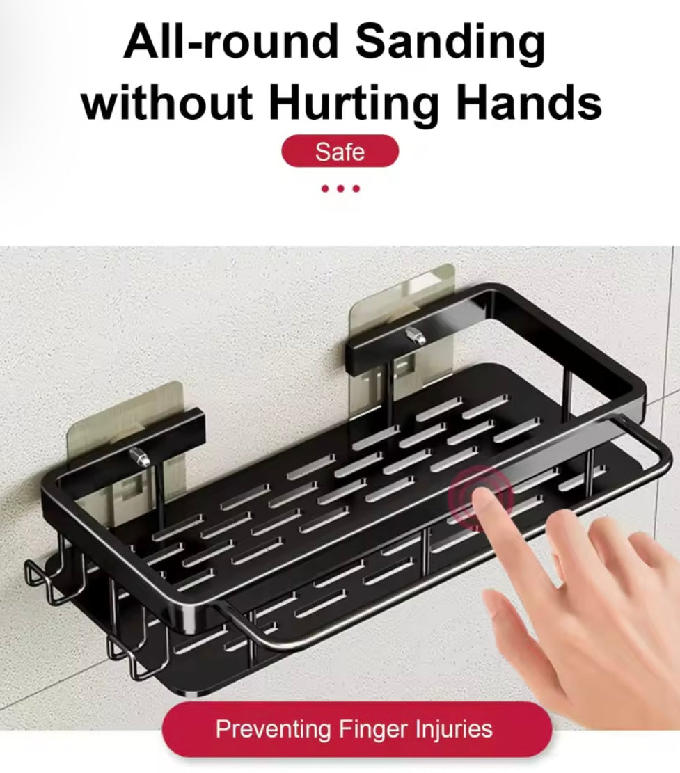 Bathroom Shelf for Shower & Toilet Storage - Problems Solved