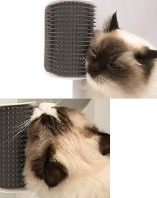 3.0 Softer Cat Self Groomer with Catnip, Dog Cat Corner Groomer