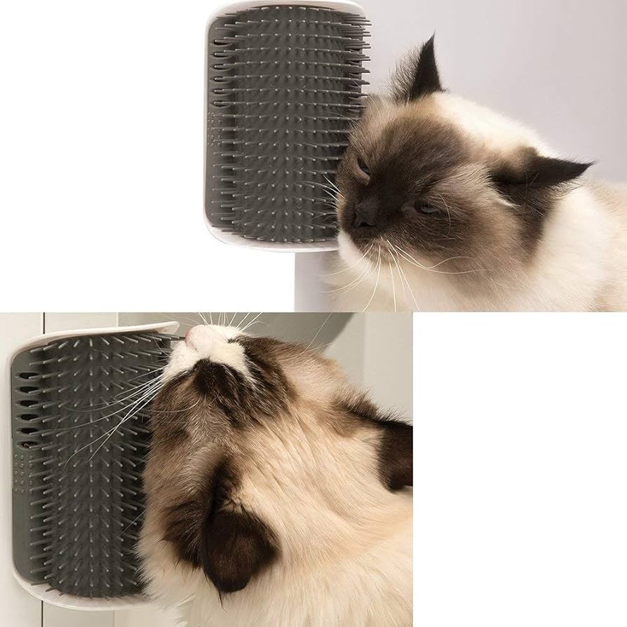 3.0 Softer Cat Self Groomer with Catnip, Dog Cat Corner Groomer