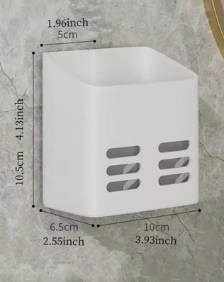 No-Drill Wall-Mounted Bathroom Makeup & Toiletry Organizer Shelf - Problems Solved