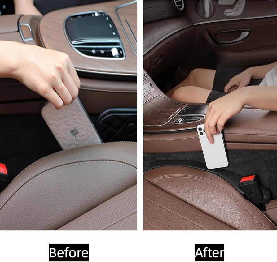Hiseanllo 2 x Car Seat Gap Filler