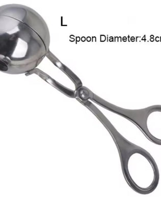 Stainless Steel Meatball Maker Spoon for Perfect Round Balls - Problems Solved