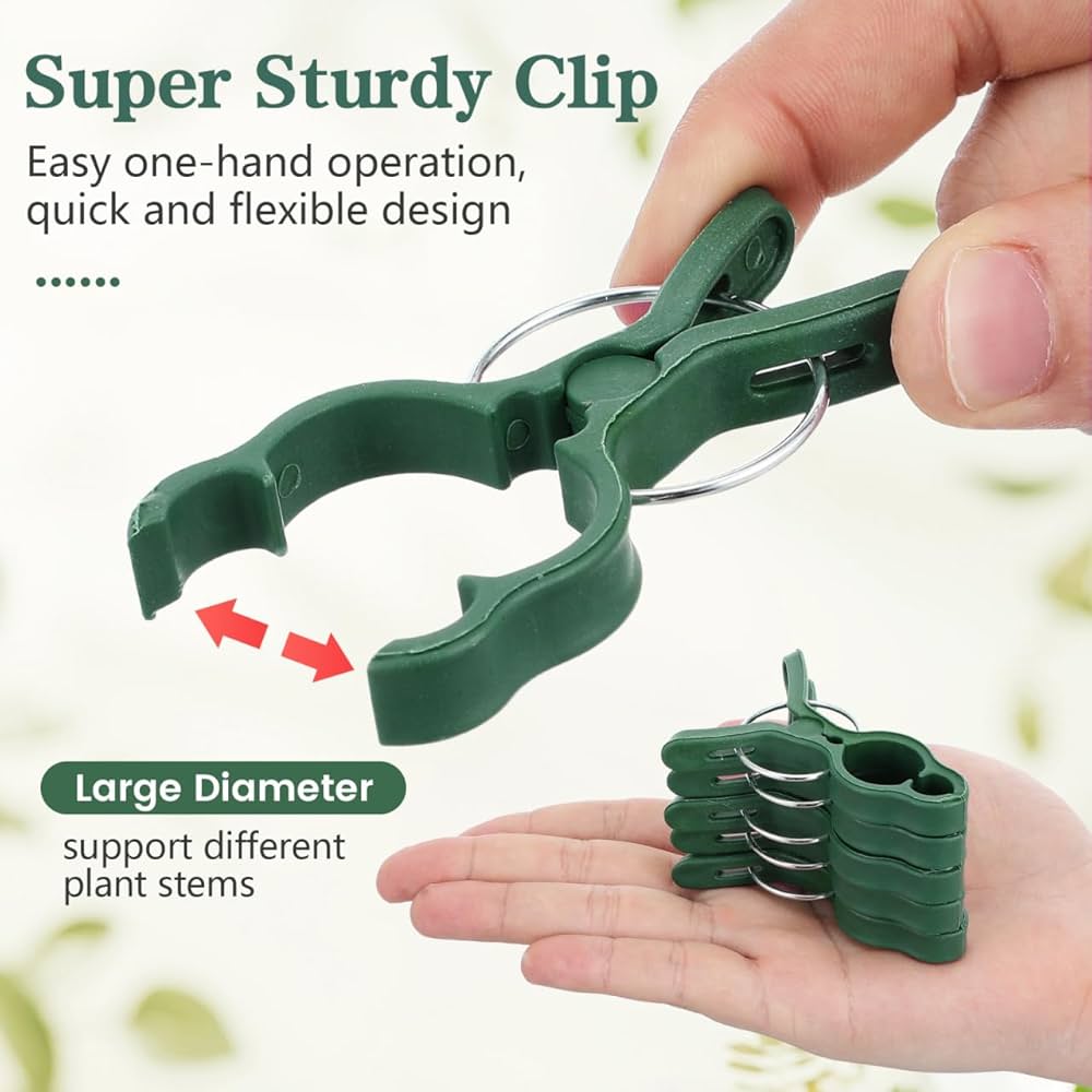 50Pcs Plant Support Clips Tomatoes Clips Garden Plant