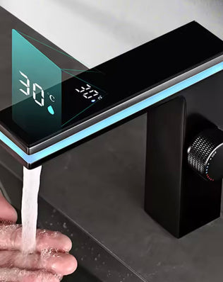LED Digital Display Brass Bathroom Faucet - Problems Solved