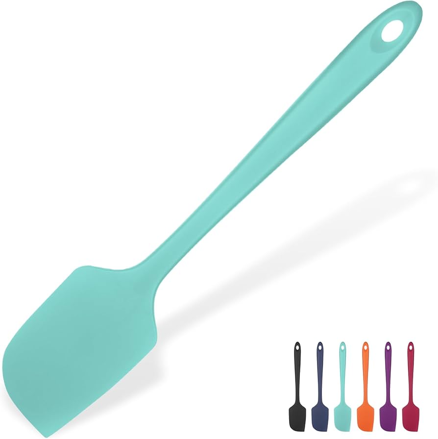 Heat Resistant Large Silicone Spatula 315°C Heat Proof Non-Stick Flexible Seamless Scraper