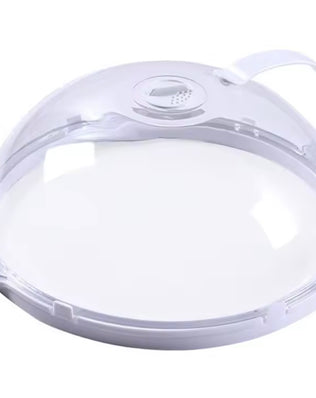 Problems Solved microwave food splash proof cover for household ovens, keeps kitchen surfaces clean during heating.