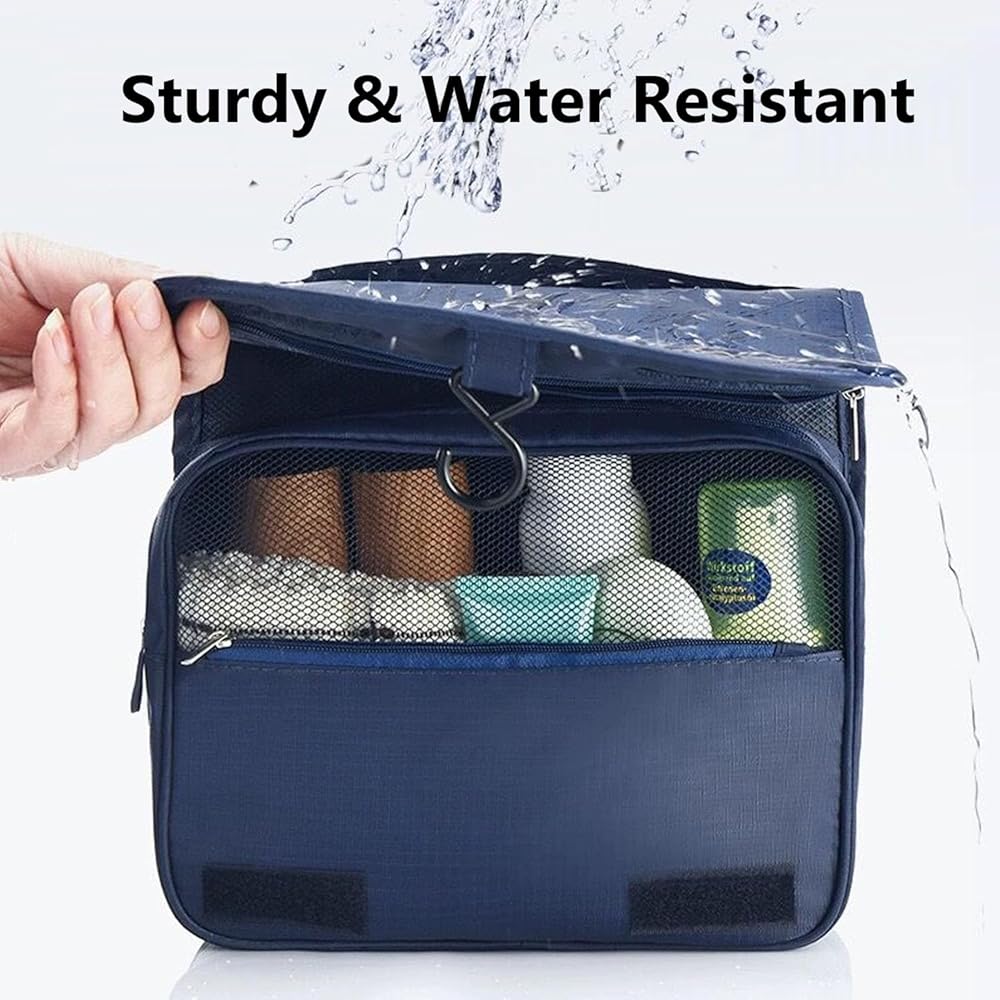 Travel Toiletry Bag, Hanging Toiletries Wash Bag Makeup Cosmetic Organizer Bags
