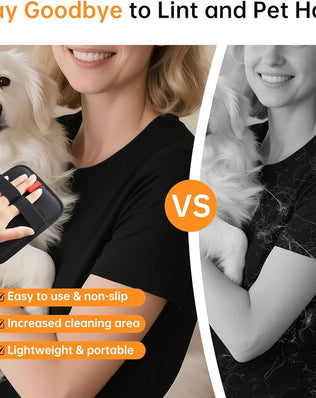 Static Pet Hair Remover Gloves, Reusable Electrostatic Pet Cat Dog Hair Removal Grooming