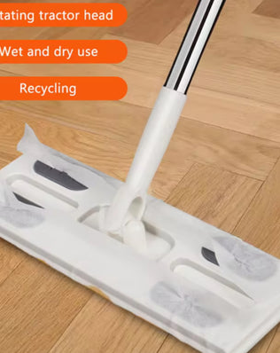 Electrostatic Flat Mop Rotatable Disposable Wash-free Mop - Problems Solved