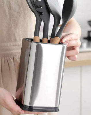 Kitchen Organizer Kitchen Utensil Holder for countertop Large Cooking Utensil Storage Organizer for Spatula Spoon Utensil Crock - Problems Solved