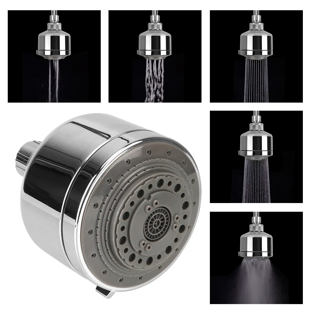 Problems Solved full function shower head with rotating top sprinkler, water-saving, pressurized spray for bathroom upgrades