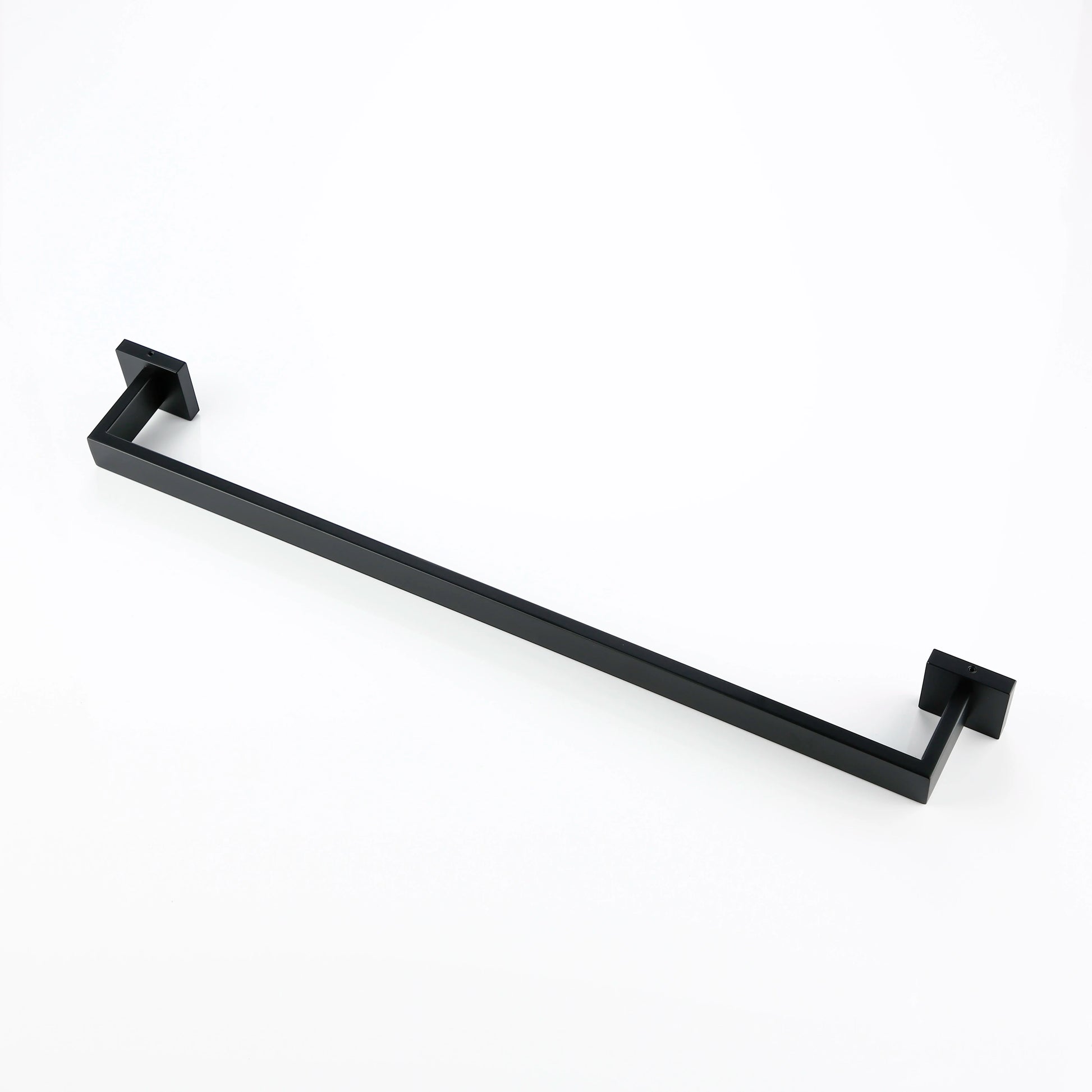 Bathroom Hardware Black Wall Mounted Bath Towel Holder Bathroom Towel Racks Clothes Hanger For Hotel Home In Matte Black - Problems Solved