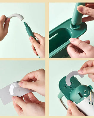 Kitchen Sink Organizer Telescopic Sink Shelf Soap Sponge Holder - Problems Solved