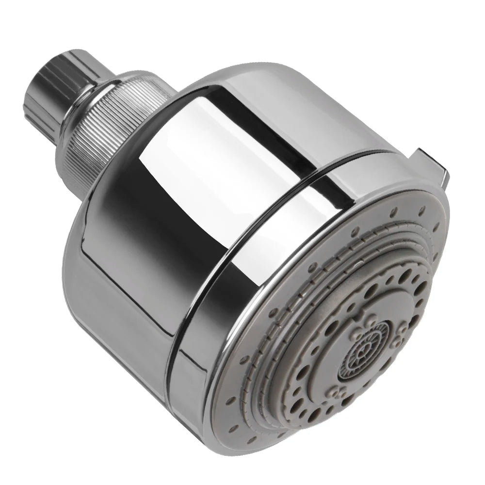 Problems Solved full function shower head with rotating top, pressurized water-saving bathroom accessories for home improvement.