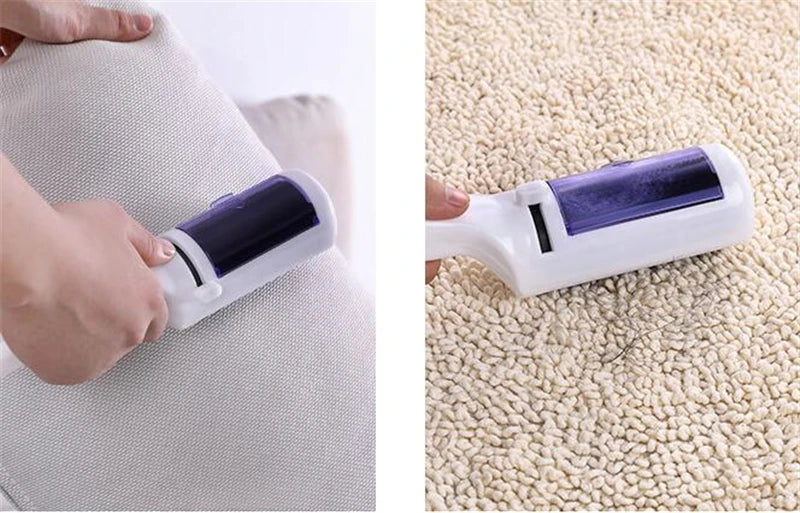 Electrostatic Static Clothing Dust Pets Hair Cleaner Remover Brush Suction Sweeper for Home Office Travel Cleaning Brushes - Problems Solved