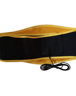 USB Electric Heating Belt Tourmalin Infrared Back Waist Massage Support Brace Band Warmer Relief Pain Belly Thermal Heat Pad - Problems Solved