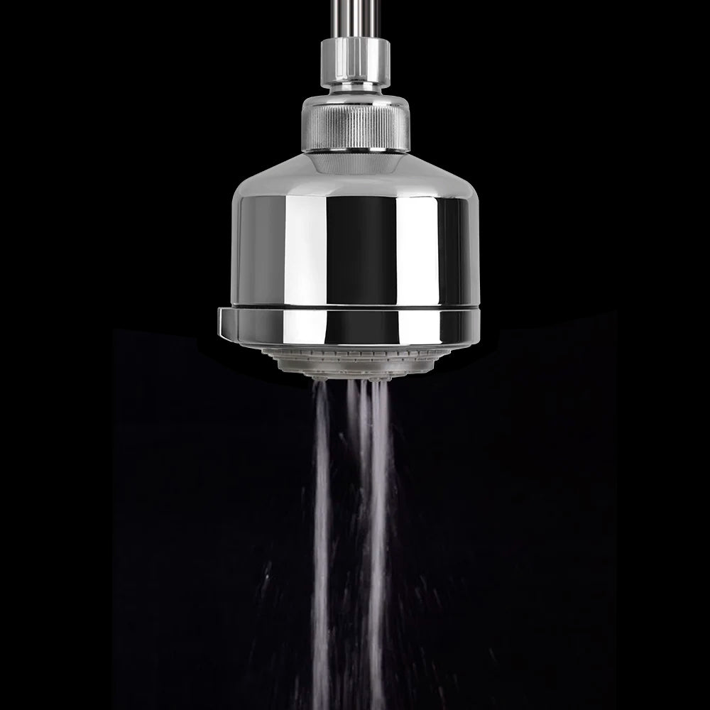 Problems Solved full function shower head with rotating top, pressurized water-saving bathroom accessories for home improvement.