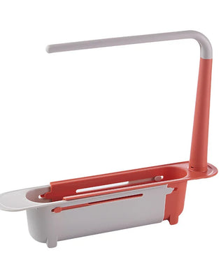 Kitchen Sink Organizer Telescopic Sink Shelf Soap Sponge Holder - Problems Solved