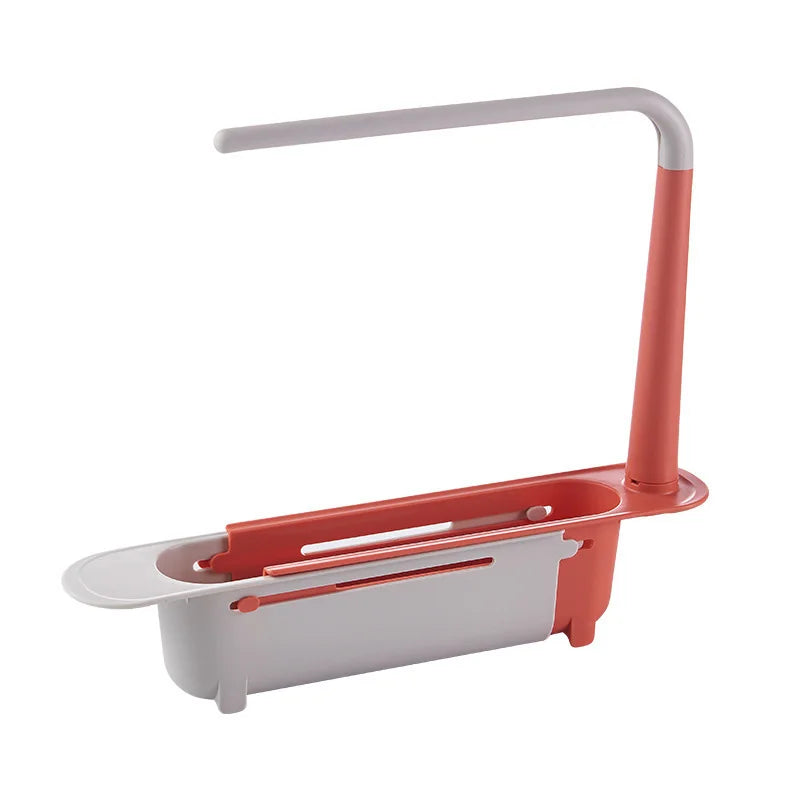Kitchen Sink Organizer Telescopic Sink Shelf Soap Sponge Holder - Problems Solved