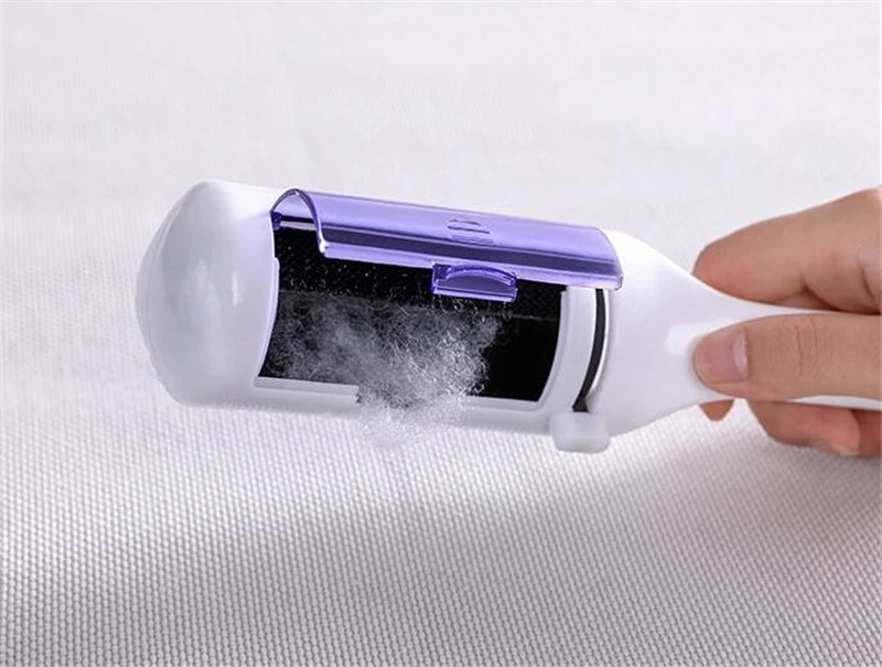 Electrostatic Static Clothing Dust Pets Hair Cleaner Remover Brush Suction Sweeper for Home Office Travel Cleaning Brushes - Problems Solved