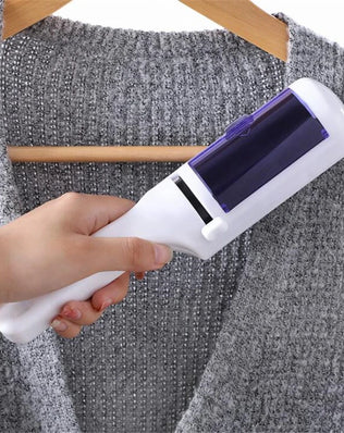 Electrostatic Static Clothing Dust Pets Hair Cleaner Remover Brush Suction Sweeper for Home Office Travel Cleaning Brushes - Problems Solved