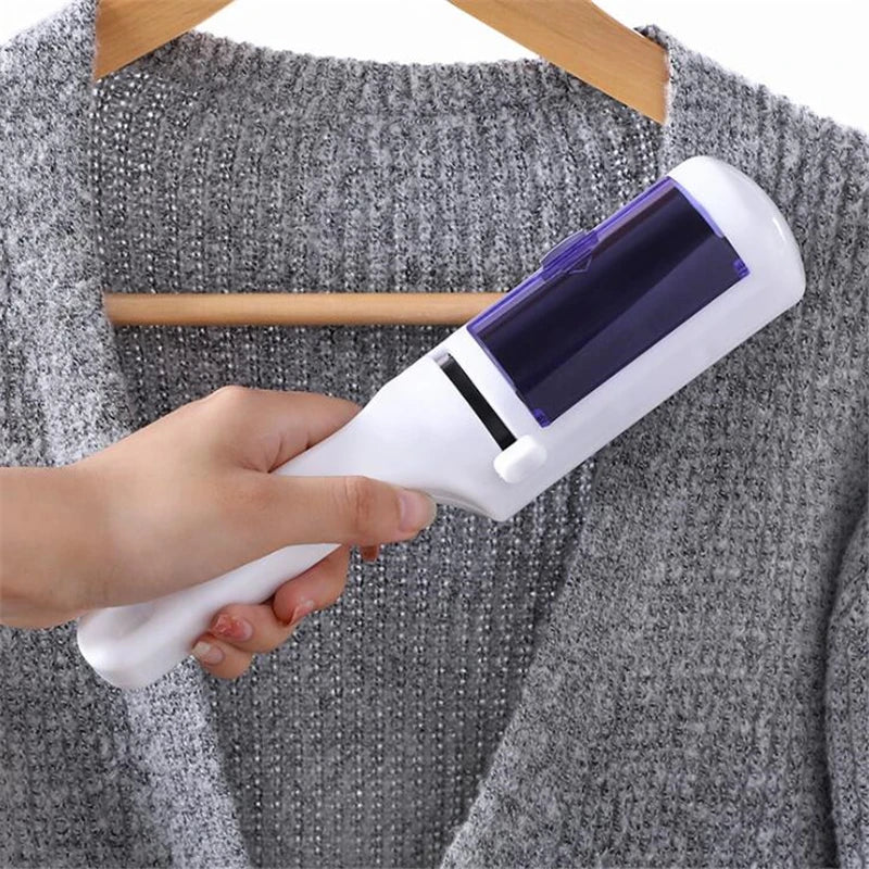 Electrostatic Static Clothing Dust Pets Hair Cleaner Remover Brush Suction Sweeper for Home Office Travel Cleaning Brushes - Problems Solved