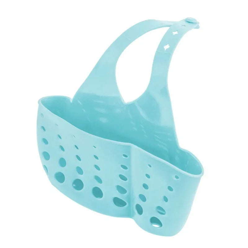 Home Storage Drain Basket Kitchen Sink Holder Adjustable Soap Sponge Shlf Drainer Organizer Gadget Bathroom Accessories - Problems Solved