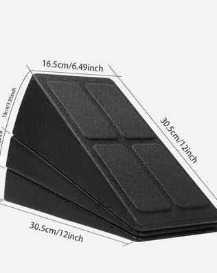 Durable 3-In-One Fitness Gear - Leg Stretcher, Squat Foam Wedge, Calf Raise Slant Board, Easy to Install Yoga Wedge Accessory - Problems Solved