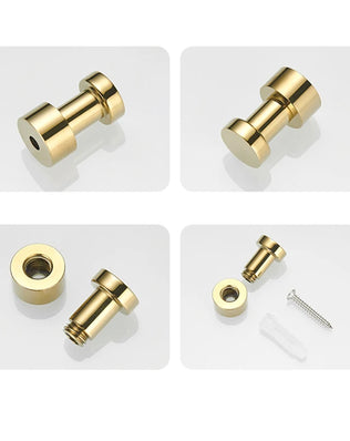Bathroom Accessories Brass Robe Hook Wardrobe Coat Clothes Hanger Kitchen Household Small Decoration Towel Hanging Hook Key Rack - Problems Solved