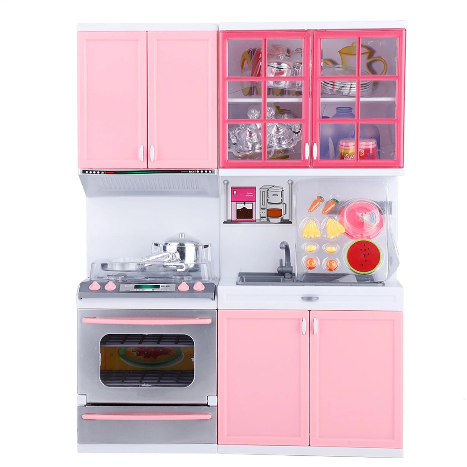 Kitchen Play Toys Children  Mini Kitchen Pretend Role Play  Set Funny Kitchenware Playing House Gifts for children Girls - Problems Solved