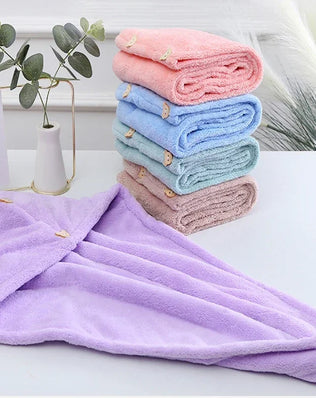 Bath Towels Soft Bathroom Accessories Microfiber Microfiber Towels Blow Dry Towels Bathroom Amenities Shower Caps Quick For Home - Problems Solved