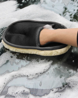 Car Styling Wool Soft Car Washing Gloves Cleaning Brush Motorcycle - Problems Solved