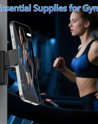 Magnetic Phone Holder for Gym - 360° Adjustable, Strong Portable Magnet Phone Mount for Workout Recording, Fitness Essentials - Problems Solved